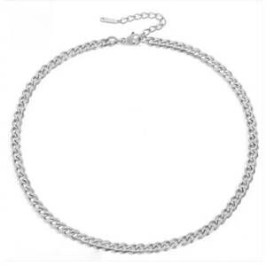 NEW CHANSUTTPEARLS women's dainty chain necklace in silver